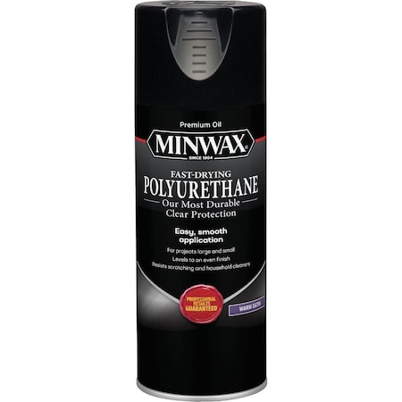 Minwax Warm Satin Clear Spray Polyurethane, 11.5 Oz. 33060000